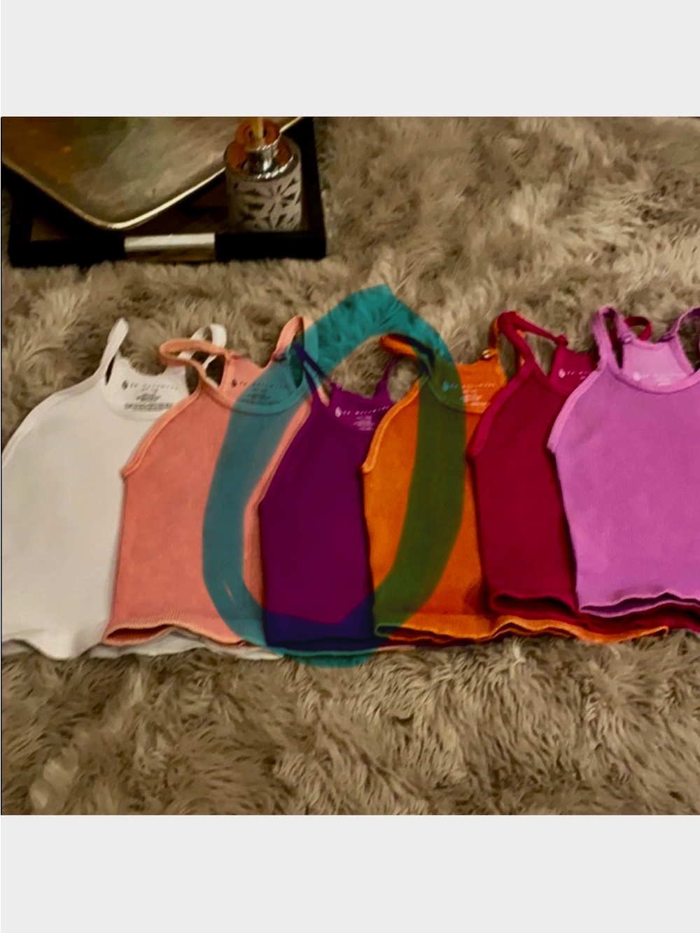 Girls' Ribbed Tank Tops - Pack of Mixed Colors
